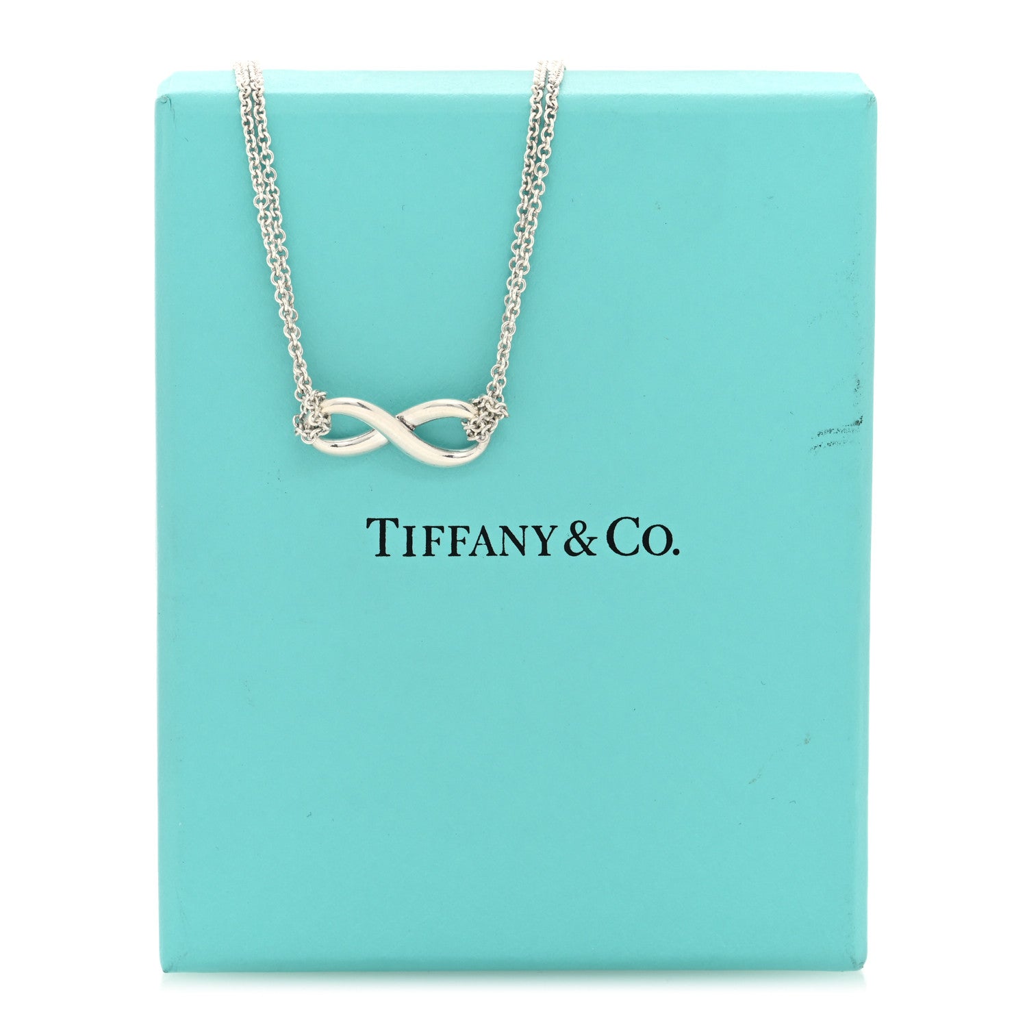 Tiffany Sterling Silver Infinity Pendant Necklace 4 of 4