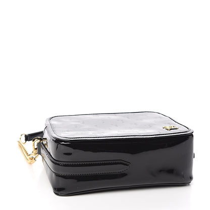 Fendi Vitello Vernice Mou Karligraphy Embossed Camera Case Black 4 of 10
