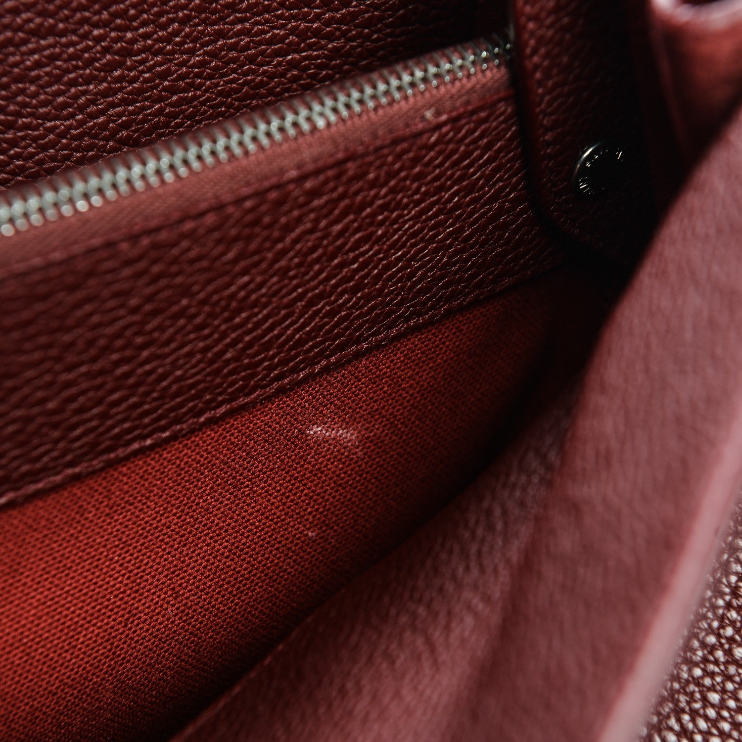 Saint Laurent Grained Calfskin Small Supple Sac De Jour Dark Pallisandre 8 of 9