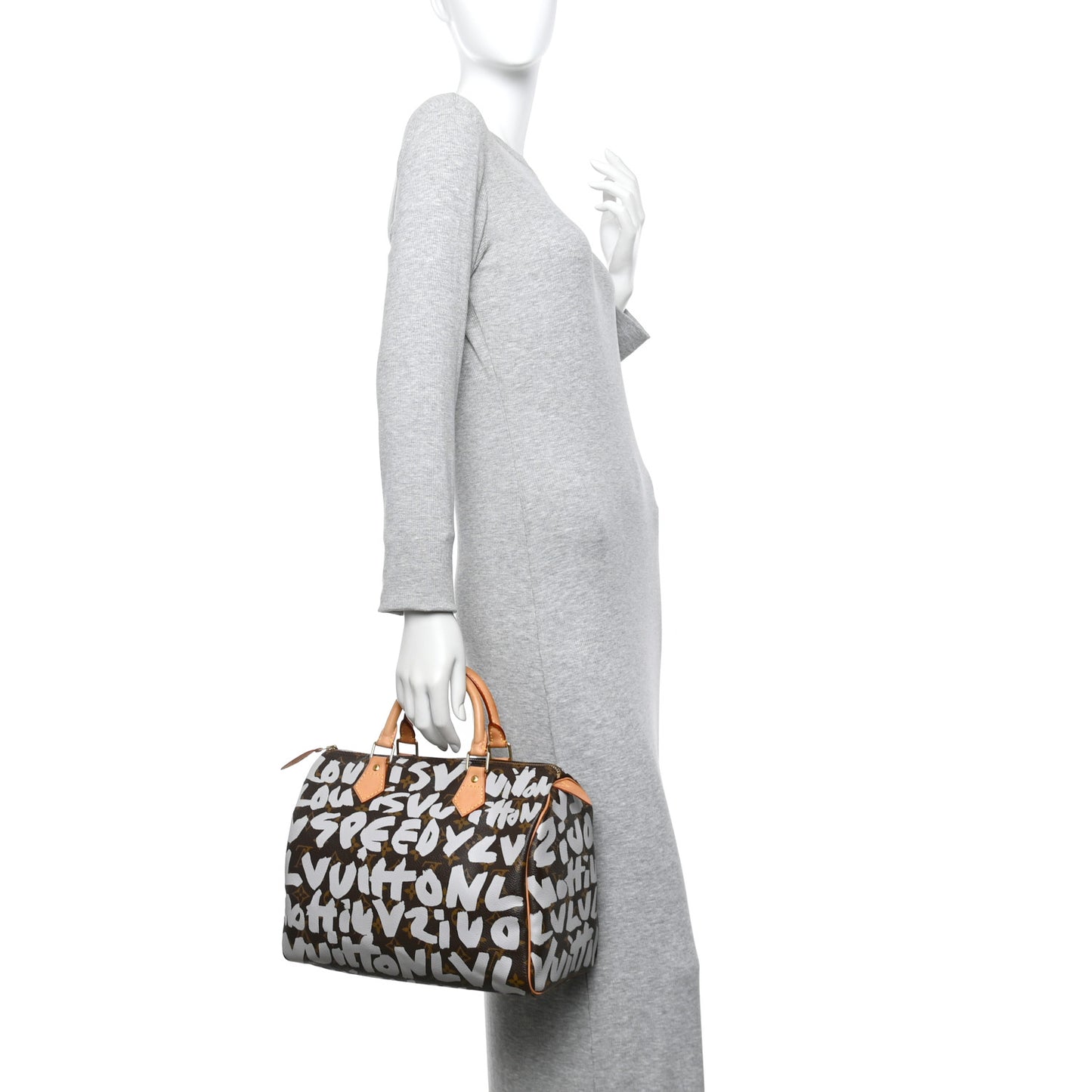 Monogram Graffiti Speedy 30 Silver
