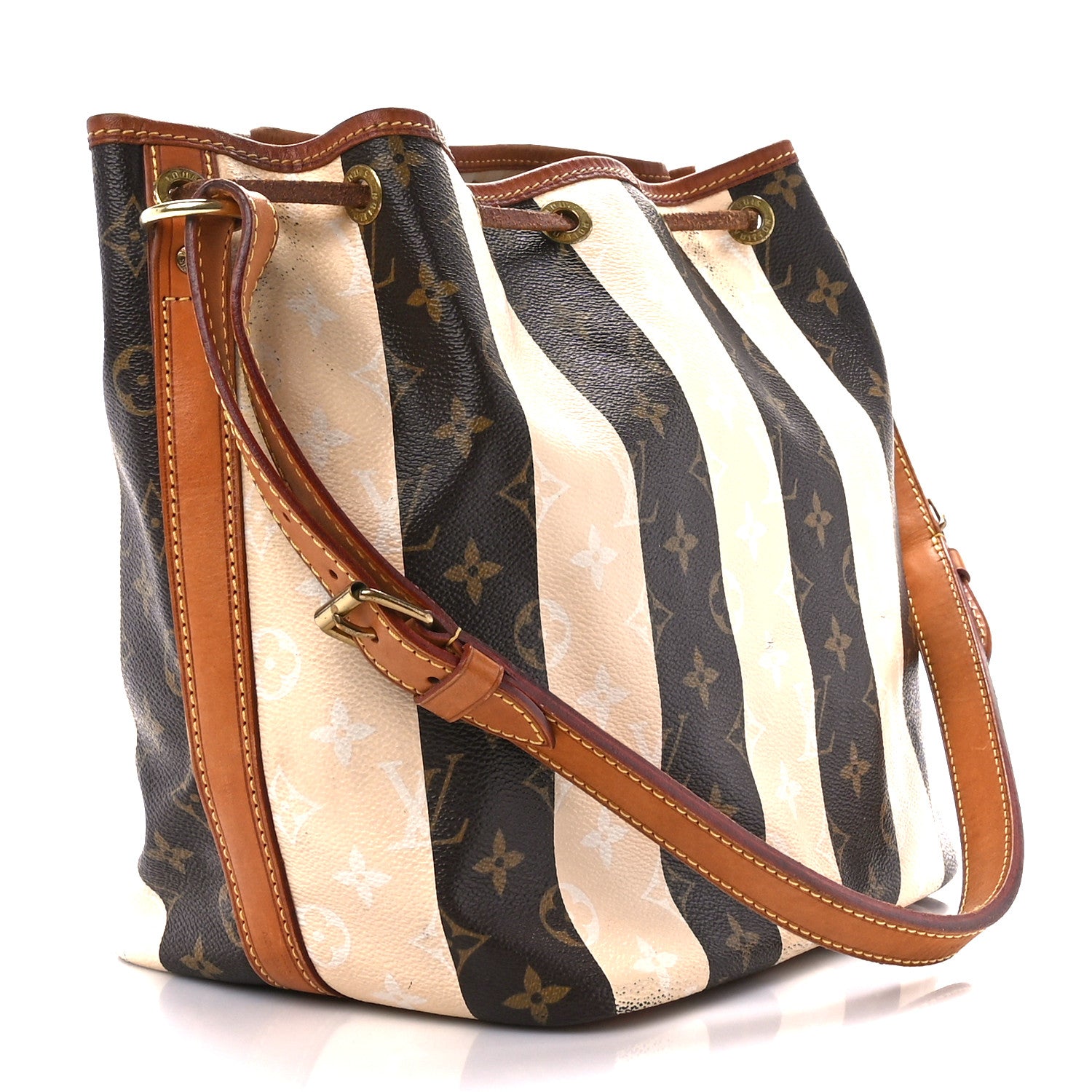 Louis Vuitton Monogram Rayures Petit Noe 4 of 18