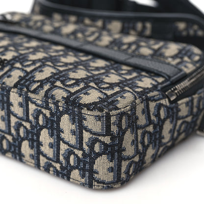 Christian Dior HOMME Oblique Safari Messenger Blue 10 of 12