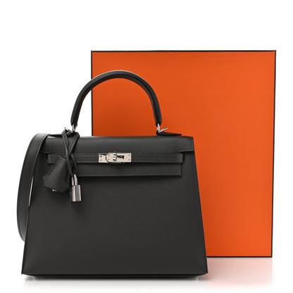 Hermes Epsom Kelly Sellier 25 Graphite 11 of 11