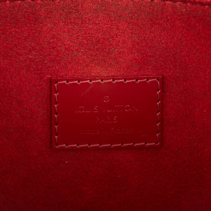 Louis Vuitton Damier Ebene Caissa Hobo Cherry 6 of 7
