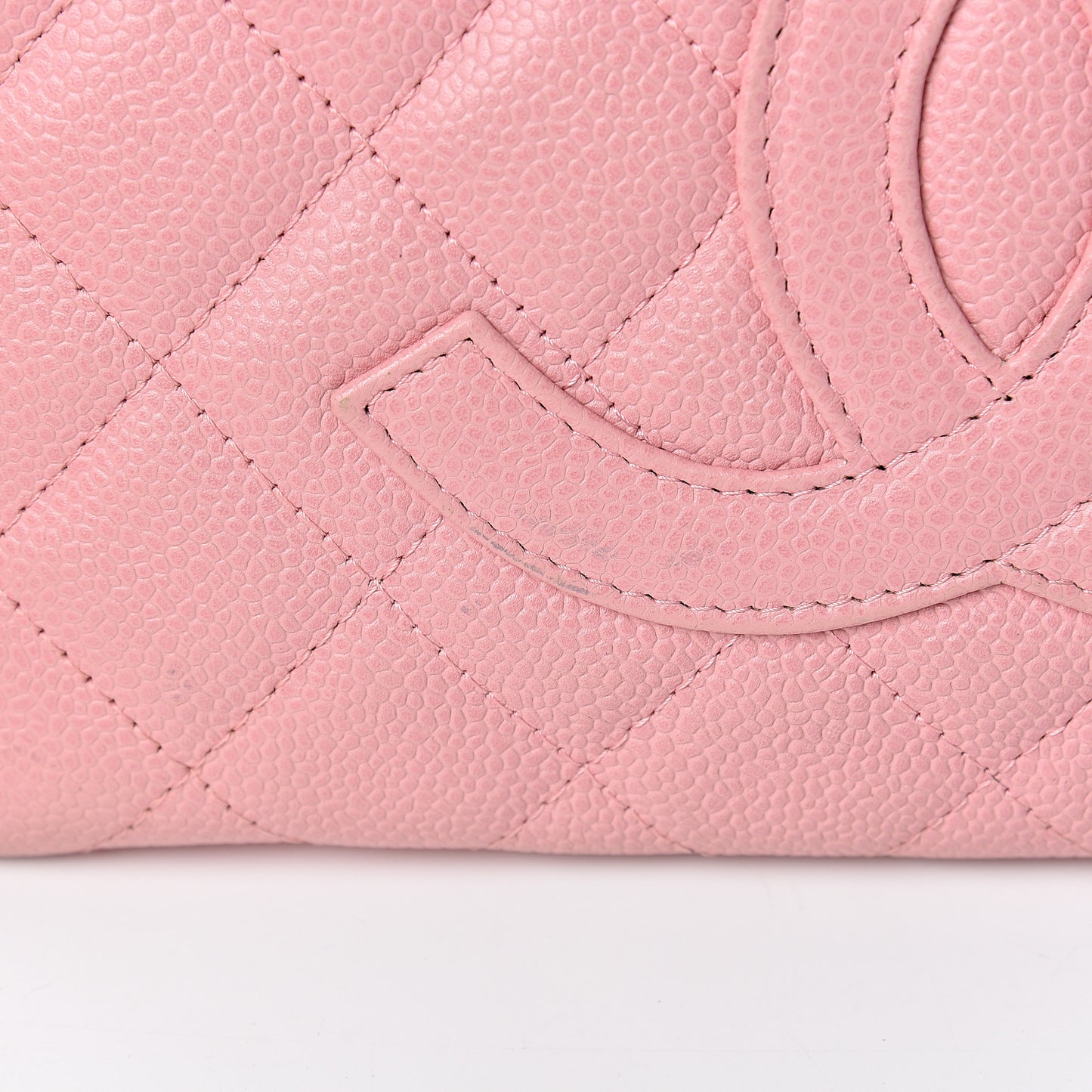 Caviar Quilted Petit Shopping Tote PST Pink