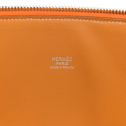Hermes Taurillon Clemence Bolide 35 Moutarde 6 of 13