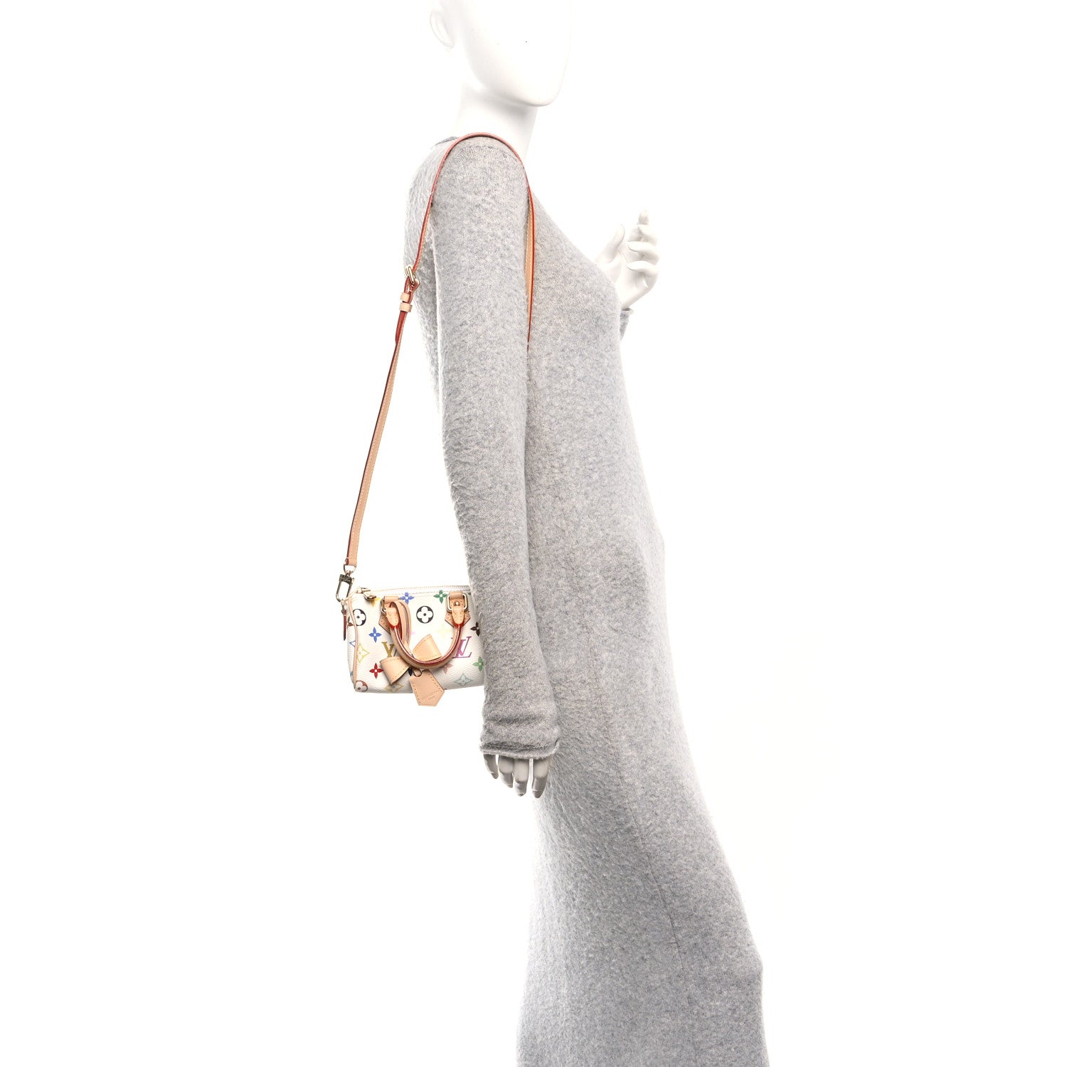 Louis Vuitton LV X TM Monogram Multicolor Nano Speedy White 2 of 10