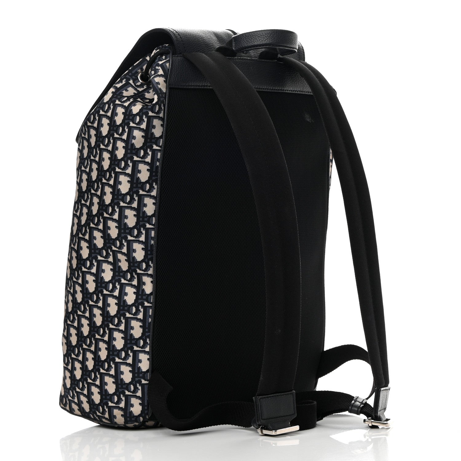 Christian Dior Technical Fabric Oblique Motion Backpack Blue 3 of 19