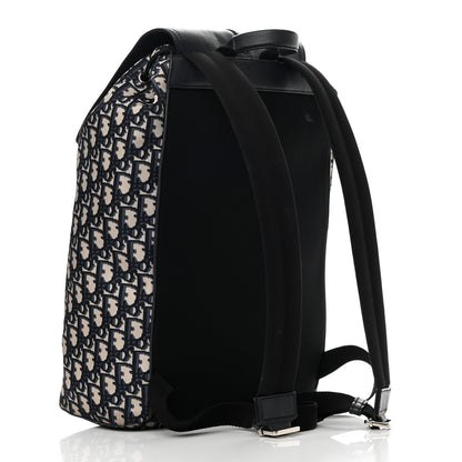 Christian Dior Technical Fabric Oblique Motion Backpack Blue 3 of 19