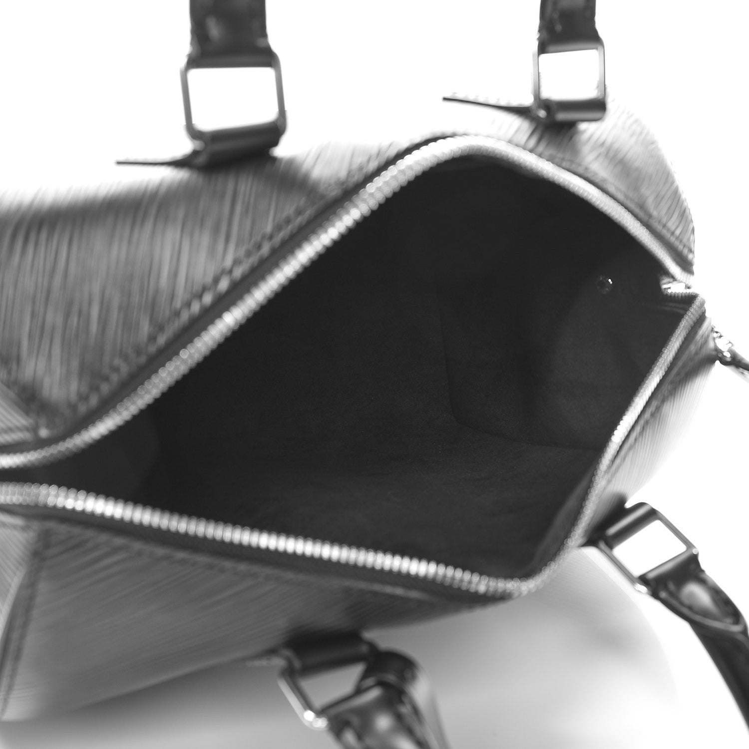 Louis Vuitton Epi Speedy Bandouliere 25 Black 6 of 8