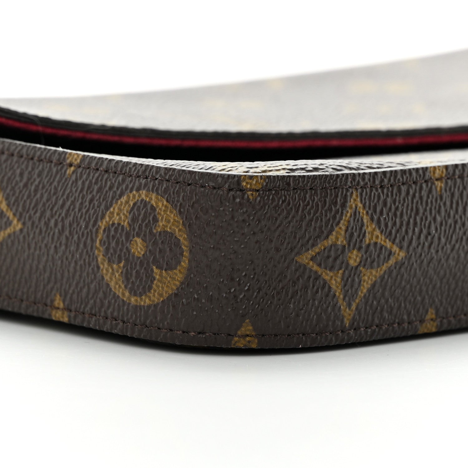 Louis Vuitton Monogram Pochette Felicie Chain Wallet Fuchsia 12 of 18