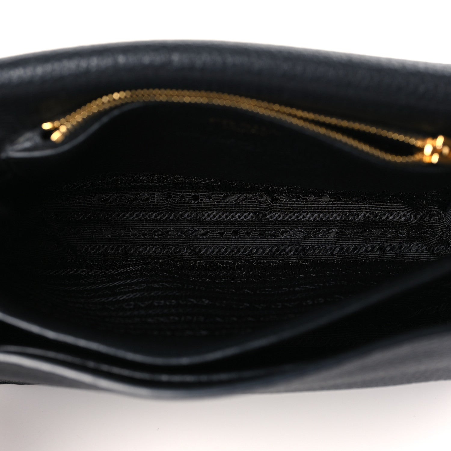 Prada Vitello Daino Flap Crossbody Black 7 of 10
