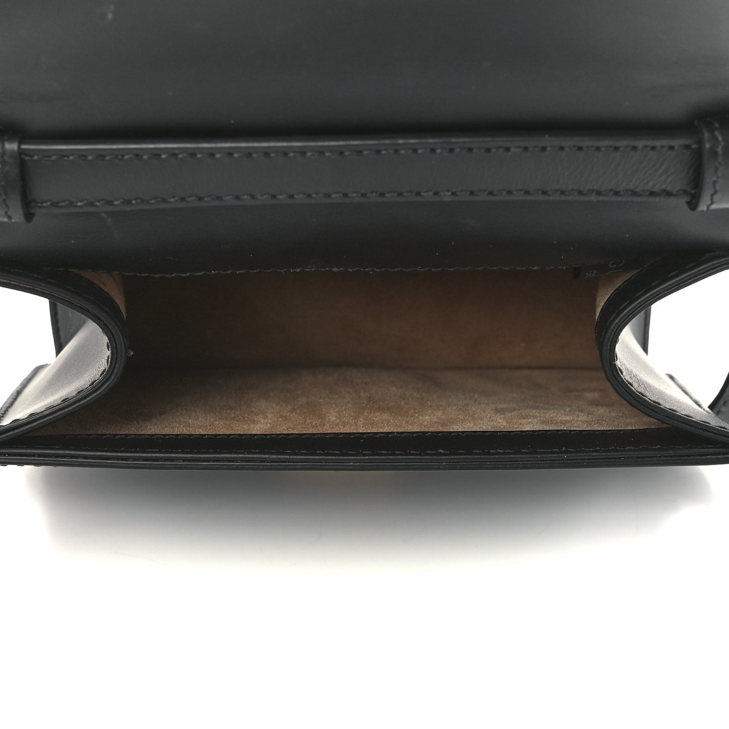 Calfskin Mini Sylvie Top Handle Bag Black