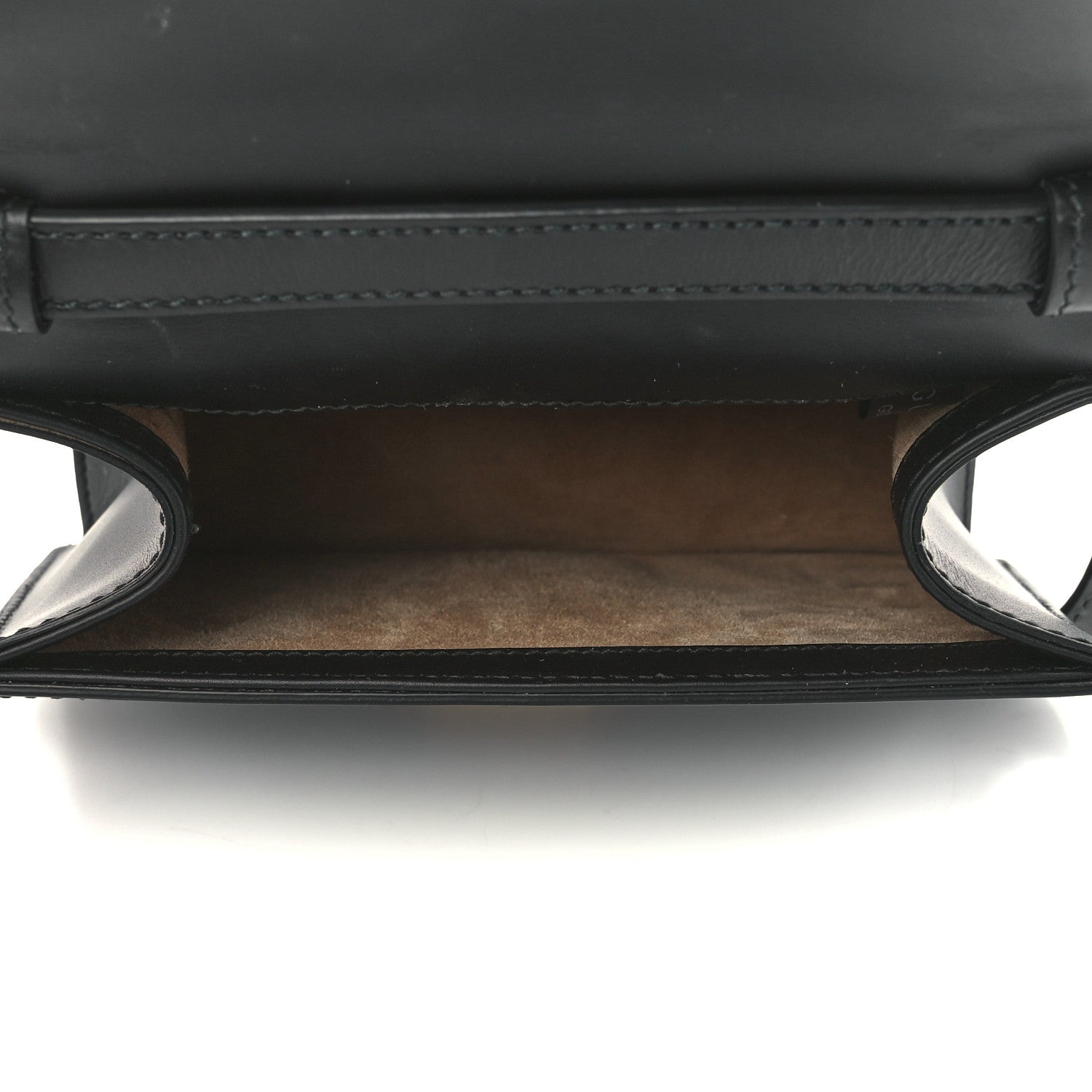 Gucci Calfskin Mini Sylvie Top Handle Bag Black 5 of 12