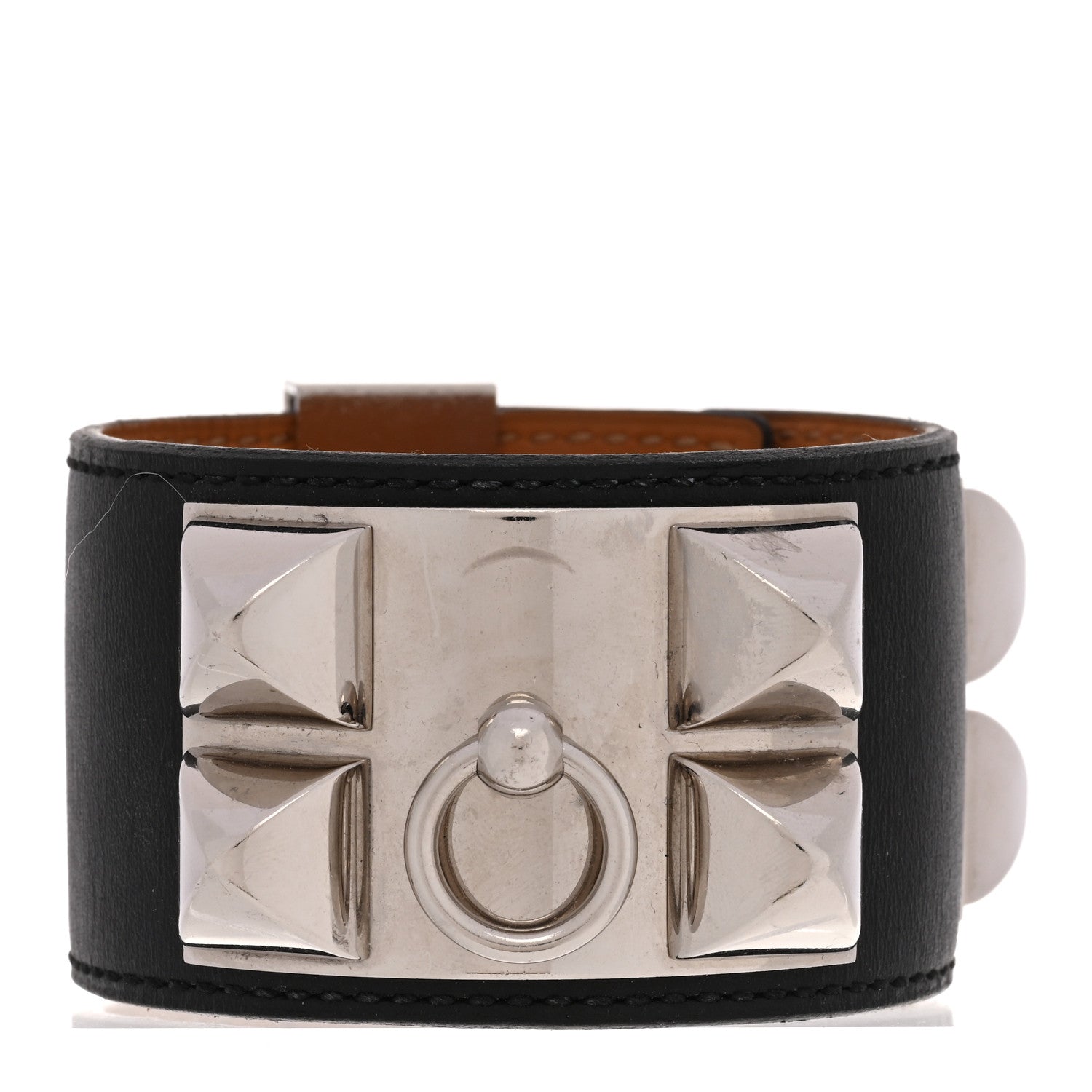 Hermes Box Collier De Chien CDC Bracelet S Black 1 of 7