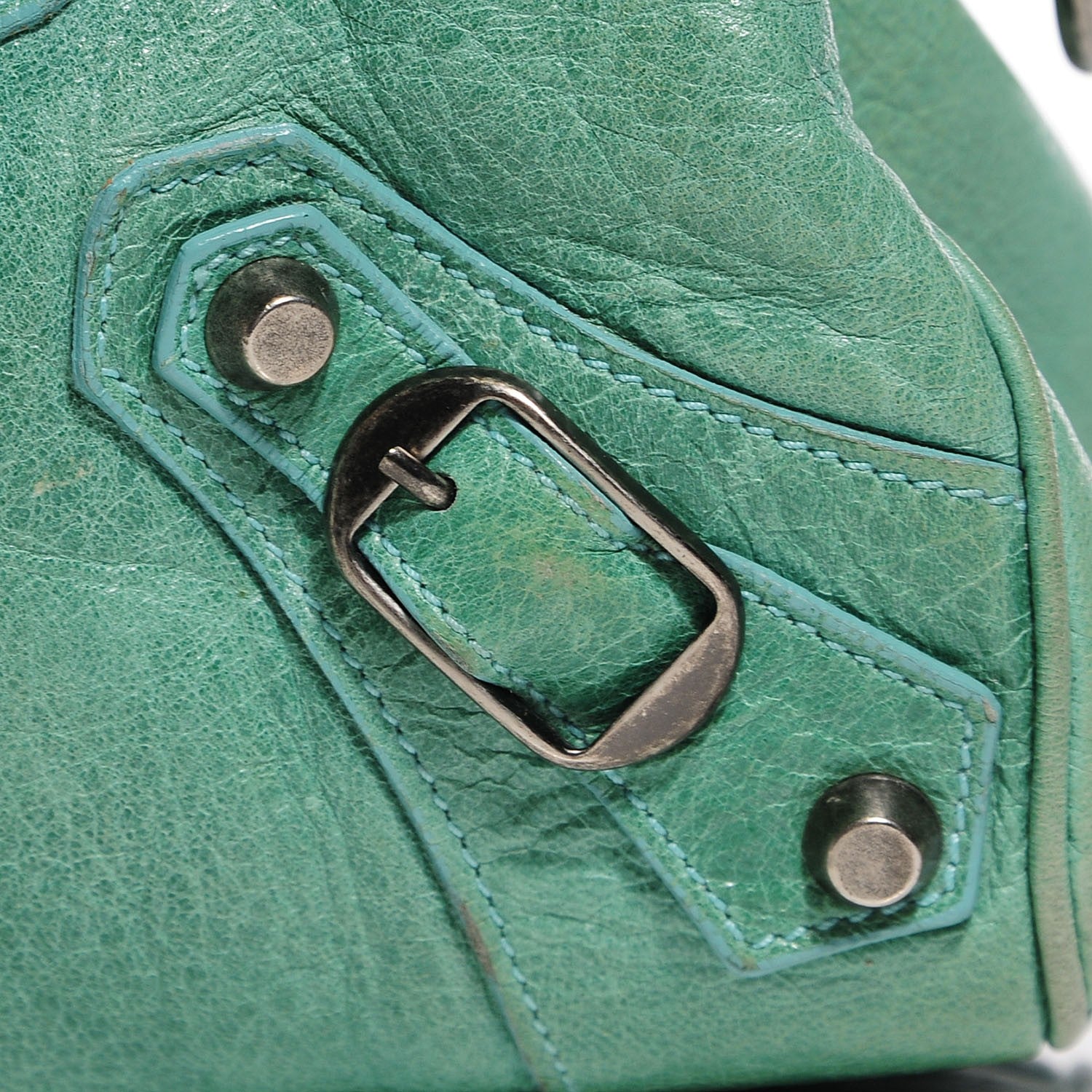 Balenciaga Chevre Classic Hardware Twiggy Seafoam 13 of 14