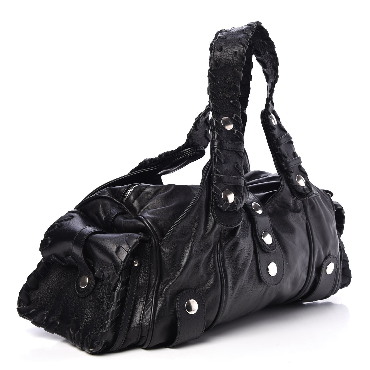 Chloe Calfskin Silverado Shoulder Bag Black 3 of 7