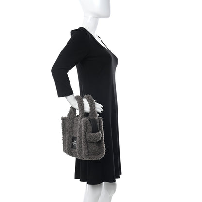 Marc Jacobs Polyester Cotton Mini The Teddy Traveler Tote Bag Grey 2 of 12