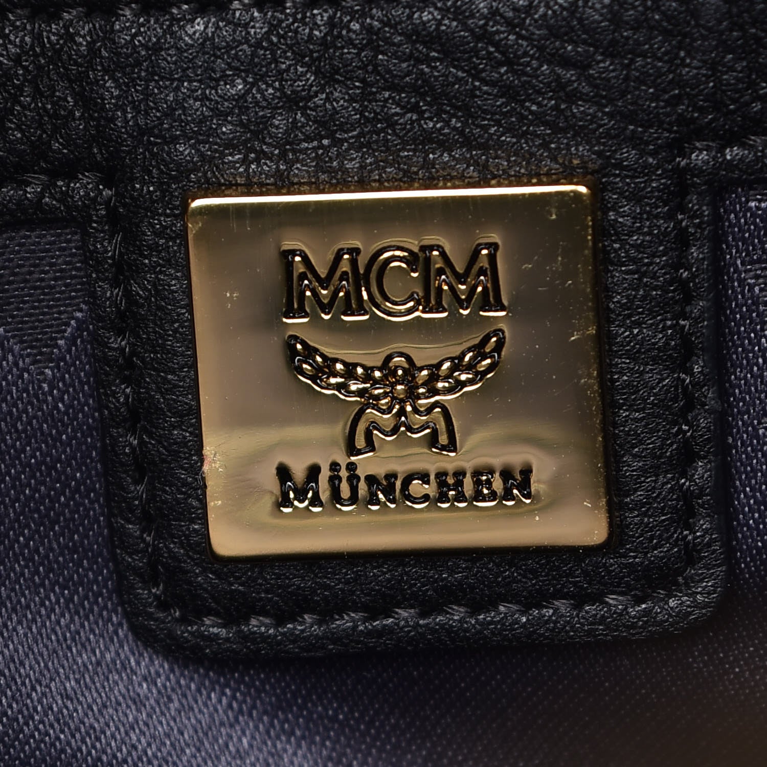 MCM Visetos Studded Medium Stark M Backpack Black 7 of 15