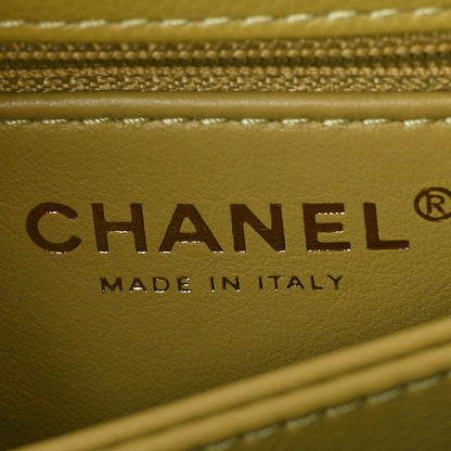 Chanel Caviar Lizard Embossed Quilted Mini Coco Handle Flap Green 6 of 10