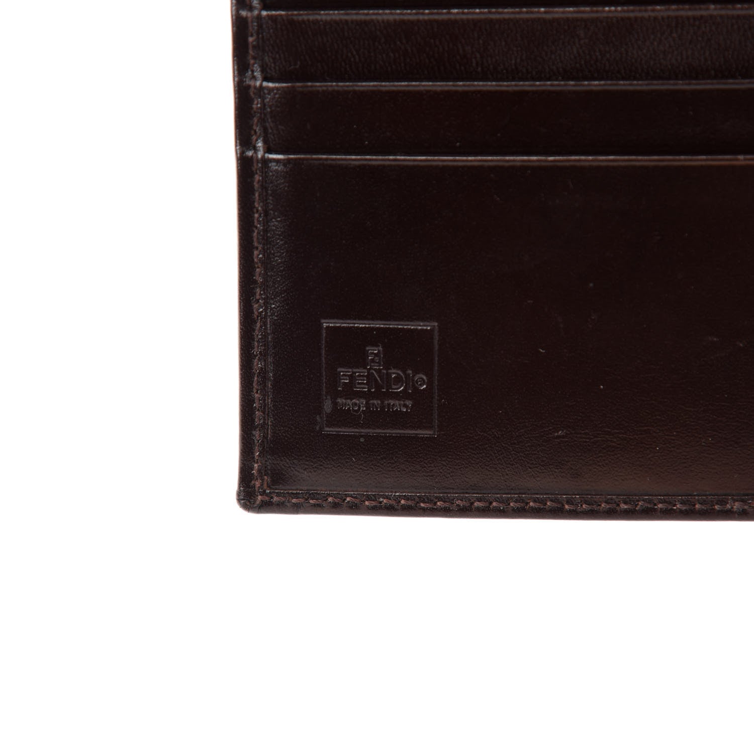 Fendi Zucca Bi-Fold Wallet Tobacco 6 of 7