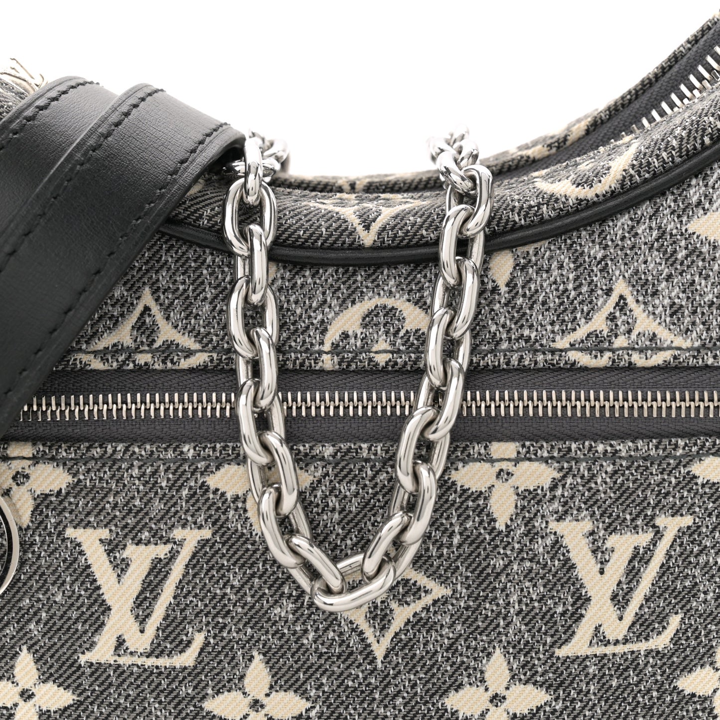 Monogram Jacquard Denim Loop Black