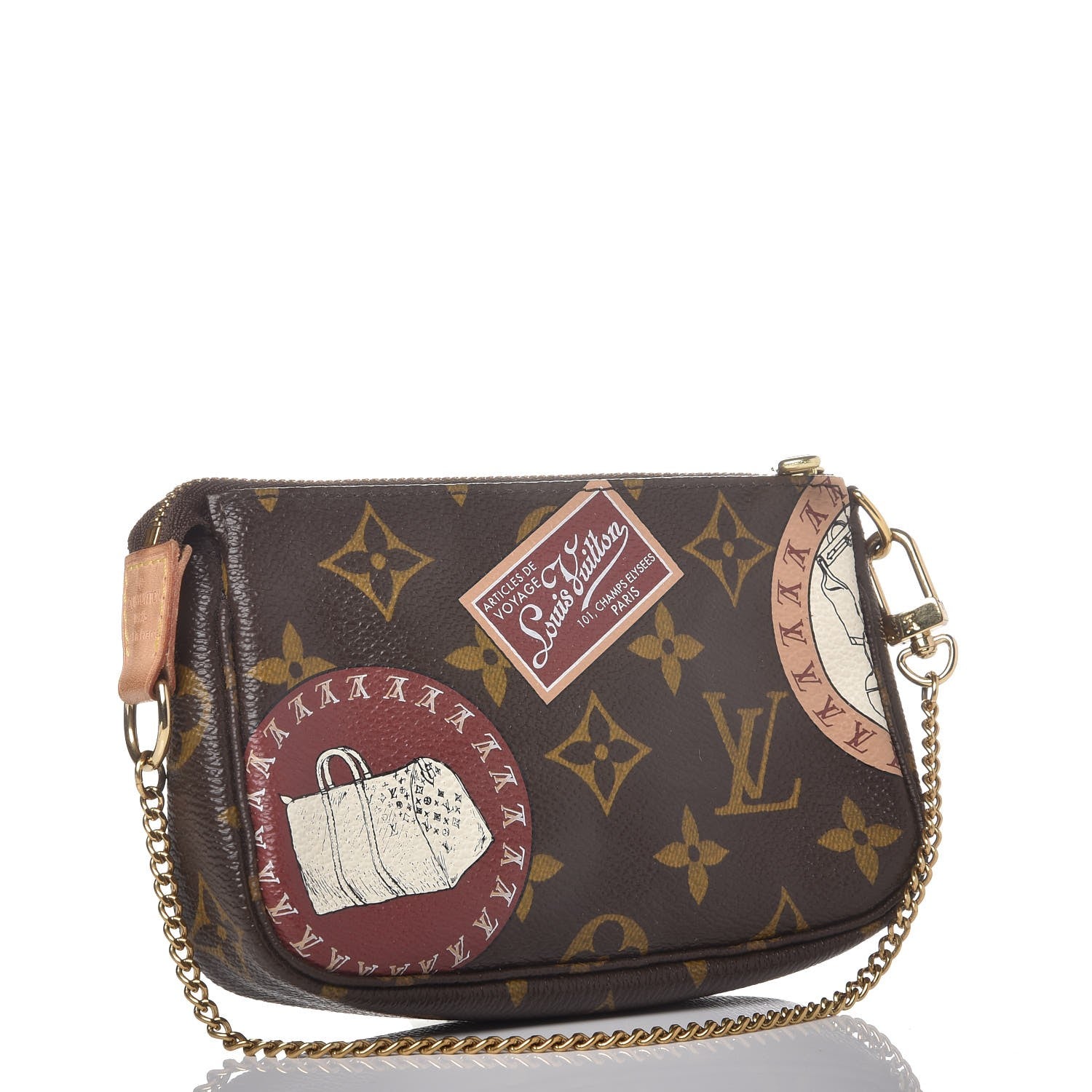 Louis Vuitton Monogram Patch Mini Pochette Accessories 3 of 7