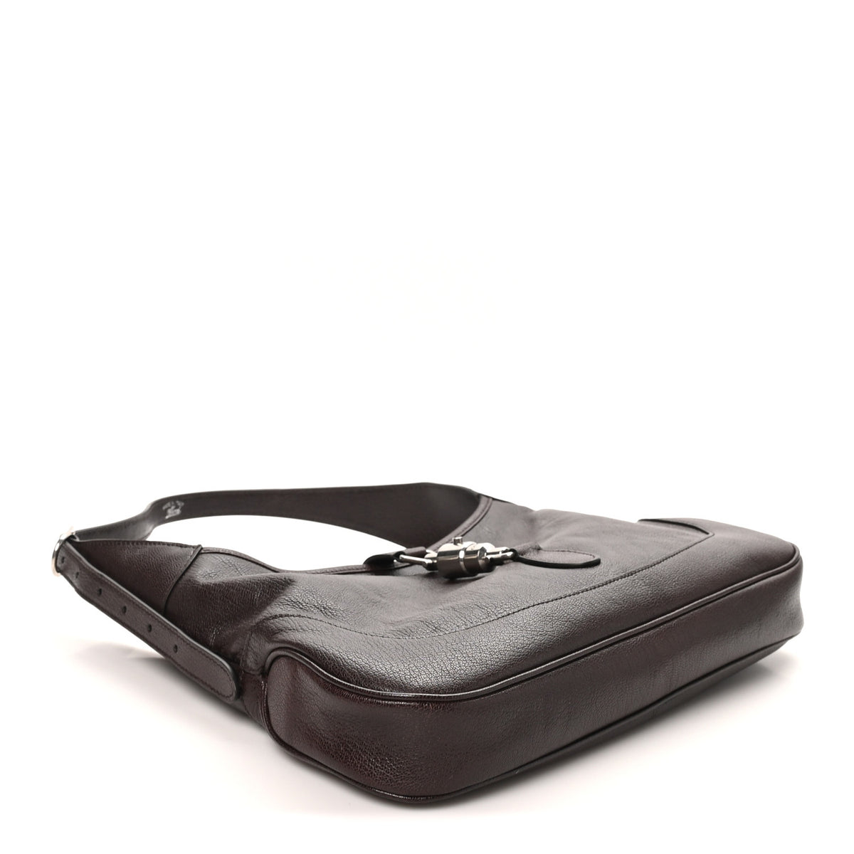 Gucci Goatskin Medium Jackie 1961 Hobo Dark Brown 4 of 10