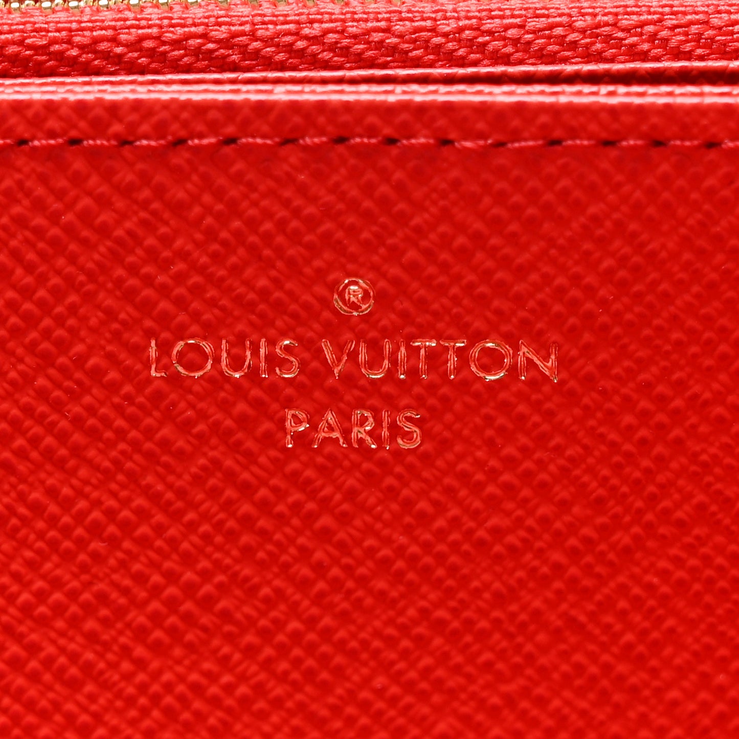 Monogram Zippy Wallet Coquelicot