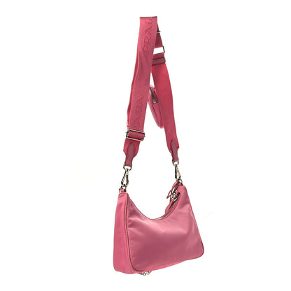 Prada Nylon Re-Edition 2005 Shoulder Bag Begonia 3 of 9
