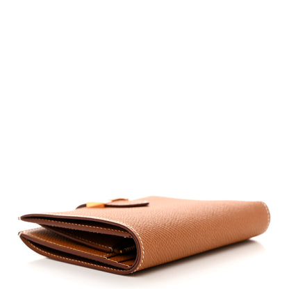 Hermes Epsom Bearn Compact Wallet Gold 4 of 8