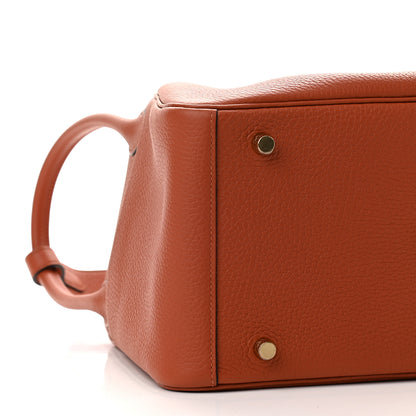 Hermes Taurillon Clemence Lindy 30 Cuivre 8 of 9