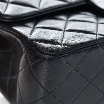 Chanel Lambskin Quilted Small Double Flap Black 7 of 14