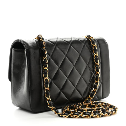 Chanel Lambskin Quilted Small Single Flap Black 3 of 11