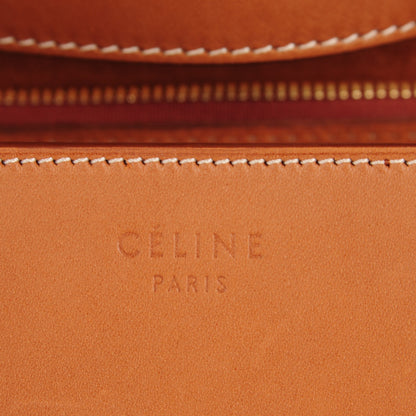 Celine Smooth Calfskin Medium Classic Box Flap Bag Camel 6 of 8