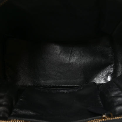 Celine Canvas Smooth Calfskin Micro Tri-Color Luggage Natural Black Tan 5 of 9