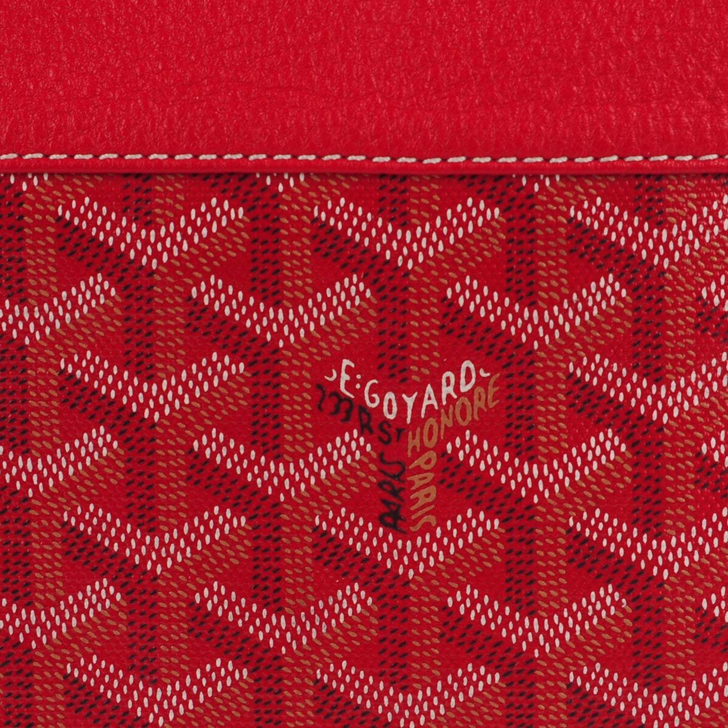 Goyardine Grenadines Hobo Red