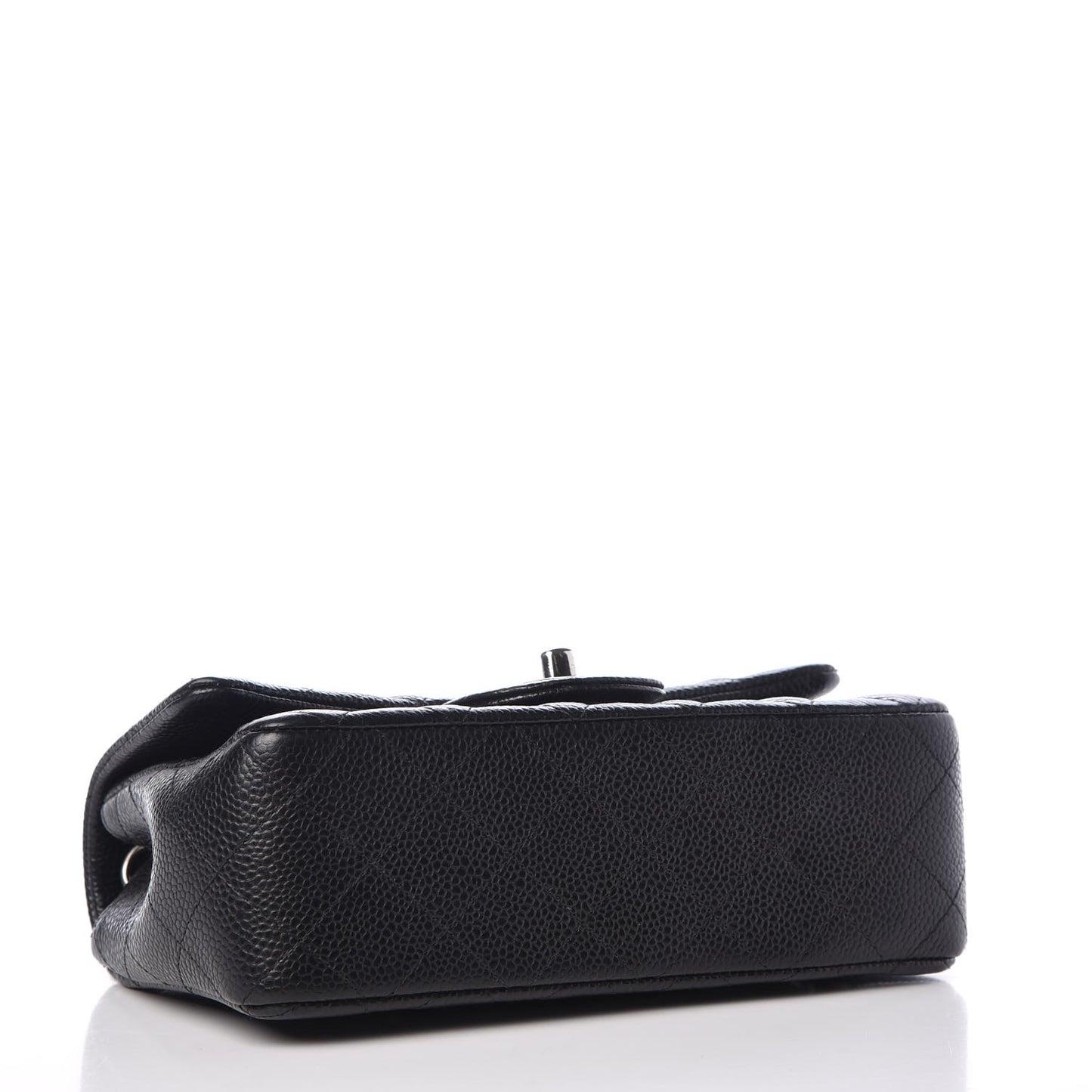 Caviar Quilted Mini Rectangular Flap Black