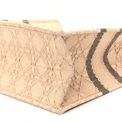Christian Dior Raffia Cannage Large Book Tote Natural 10 of 12