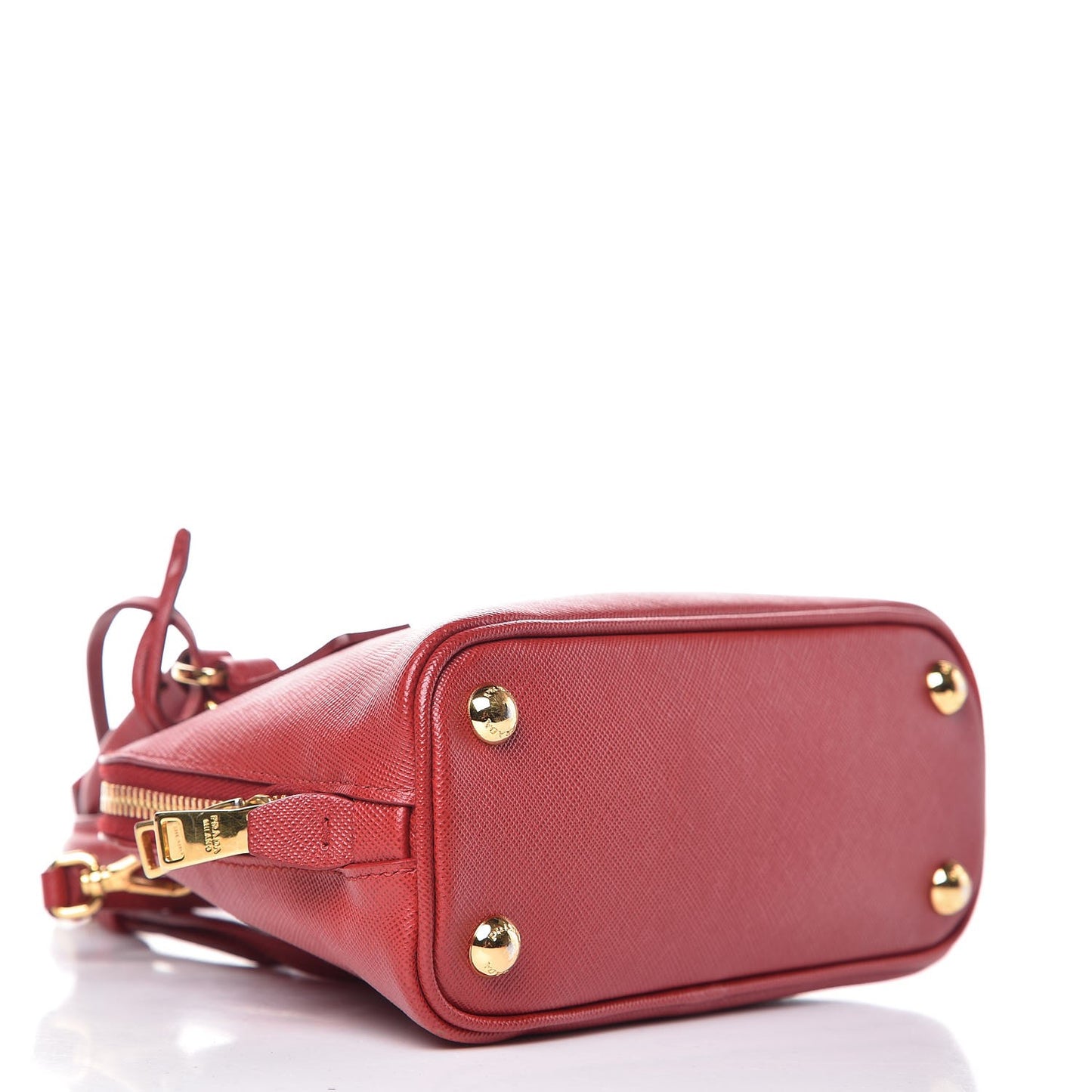 Saffiano Lux Mini Promenade Tote Fuoco