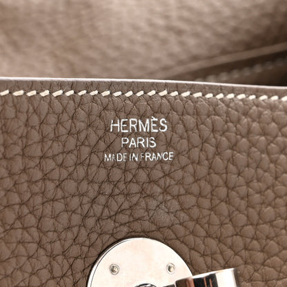 Hermes Taurillon Clemence Lindy 30 Etoupe 6 of 11