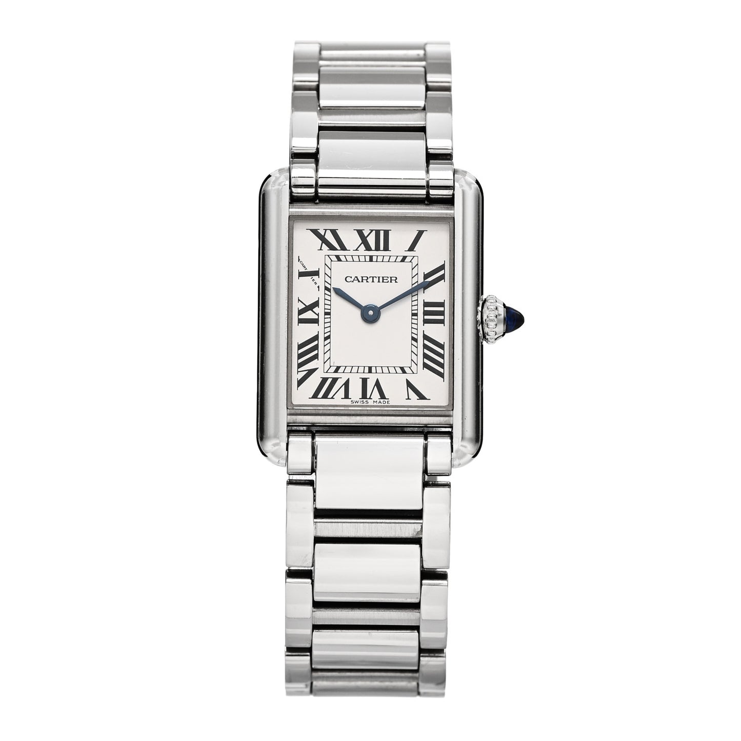 Stainless Steel 22mm Tank Must Quartz Watch