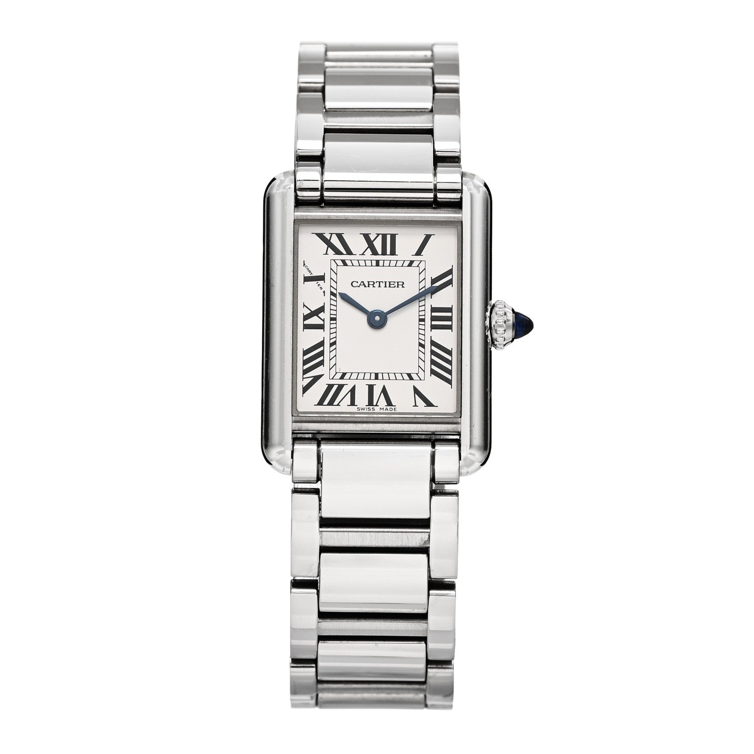 Cartier Stainless Steel 22mm Tank Must Quartz Watch 1 of 5
