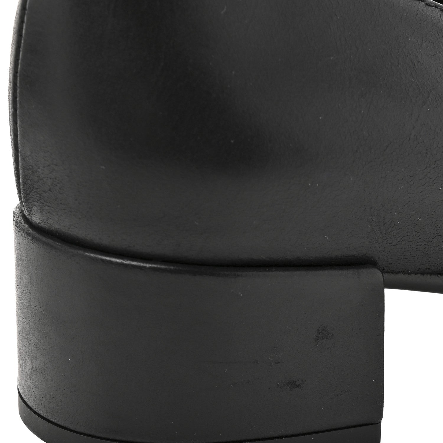 Prada Calfskin Modellerie Stud Loafers 39.5 Black 11 of 11