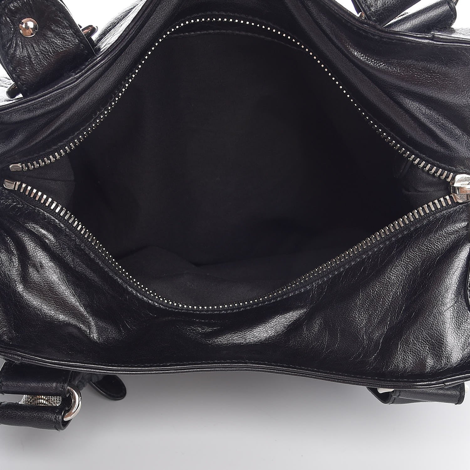 Balenciaga Chevre Giant 21 Silver Hardware Brief Black 5 of 7