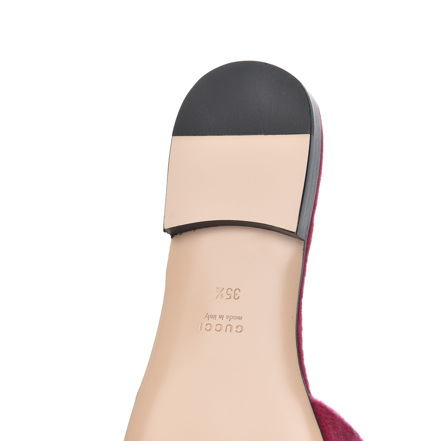 Velvet Crystal Square G Madelyn Slide Sandals 35.5 Light Raspberry Rose