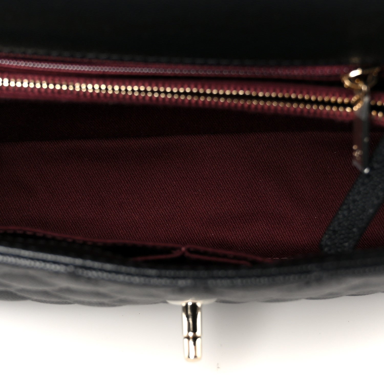 Chanel Caviar Quilted Small Coco Handle Flap Black 5 of 12