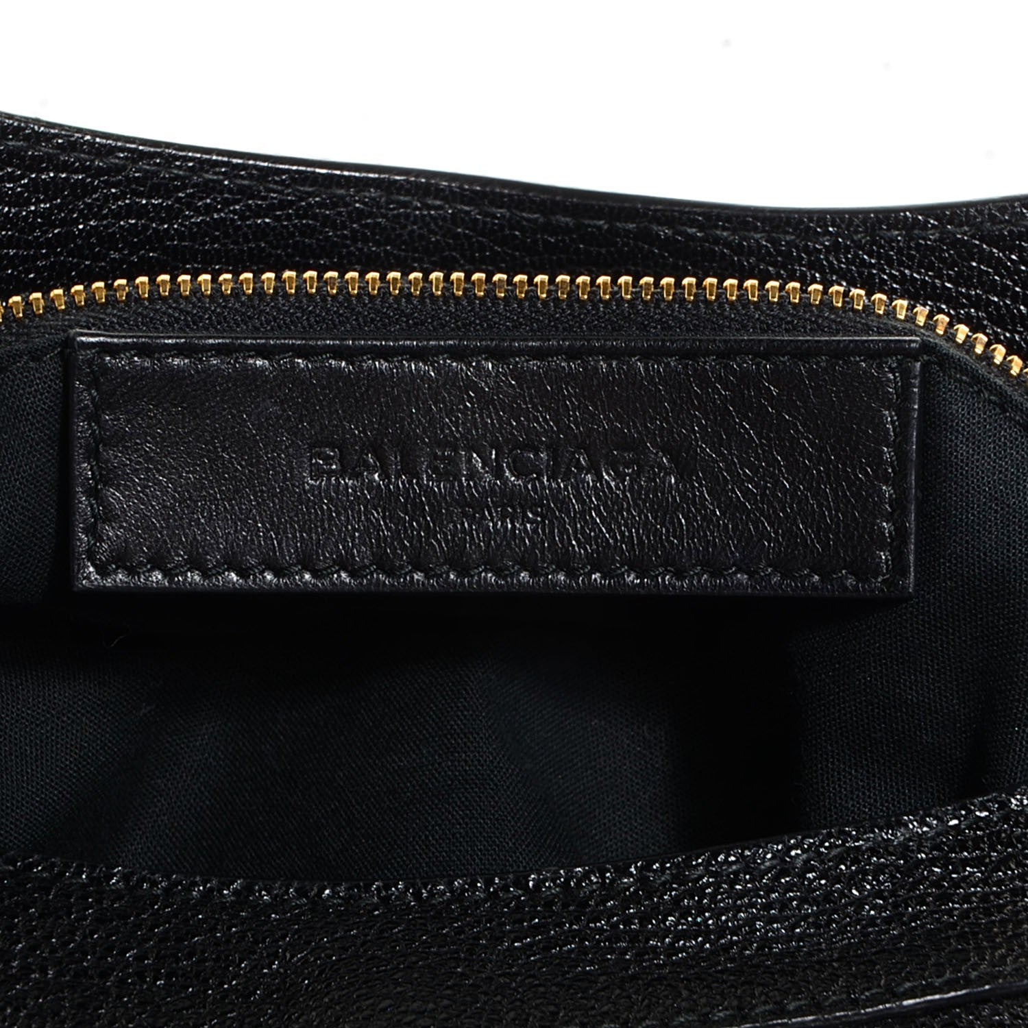 Balenciaga Chevre Gold Metallic Edge Hardware City Black 6 of 12