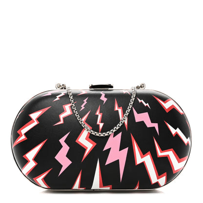 Prada X UNIVERSAL STUDIOS Nappa Thunder Frankenstein Clutch With Chain Lacca 1 of 9