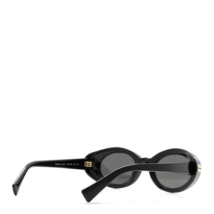 Miu Miu Acetate Oval Reverie Sunglasses SMU B09 Black 4 of 7